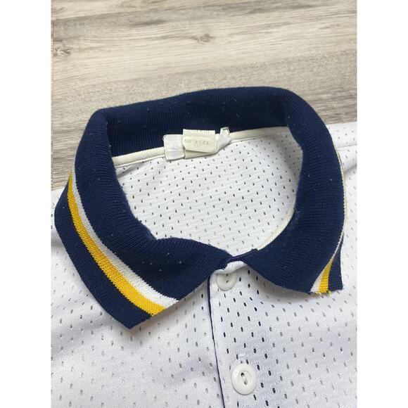 Vintage Weekend USA 2XL Michigan Wolverines Polo Mesh Jersey 90’s Rugby - Picture 4 of 6